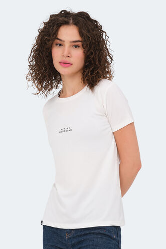 Slazenger PAYTONS Women's T-Shirt Ecru - Thumbnail