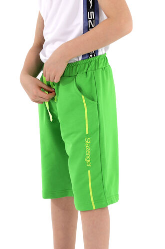 Slazenger PECE Boys' Shorts Green - Thumbnail