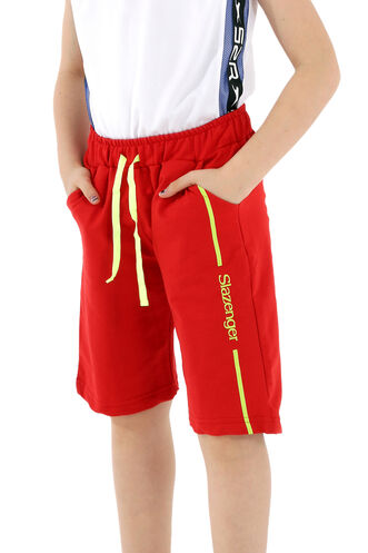 Slazenger PECE Boys' Shorts Red - Thumbnail