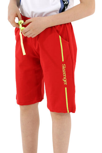 Slazenger PECE Boys' Shorts Red - Thumbnail