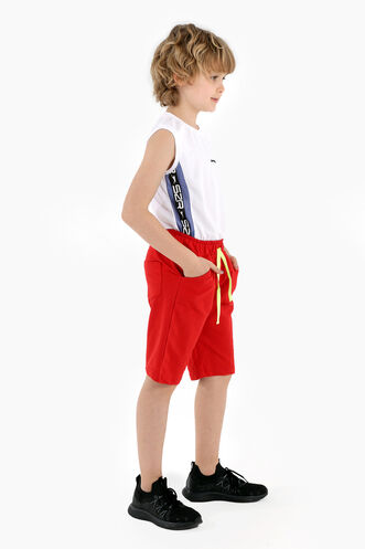 Slazenger PECE Boys' Shorts Red - Thumbnail