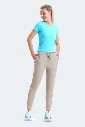 Slazenger PENELOPE Women's Sweatpants Beige - Thumbnail