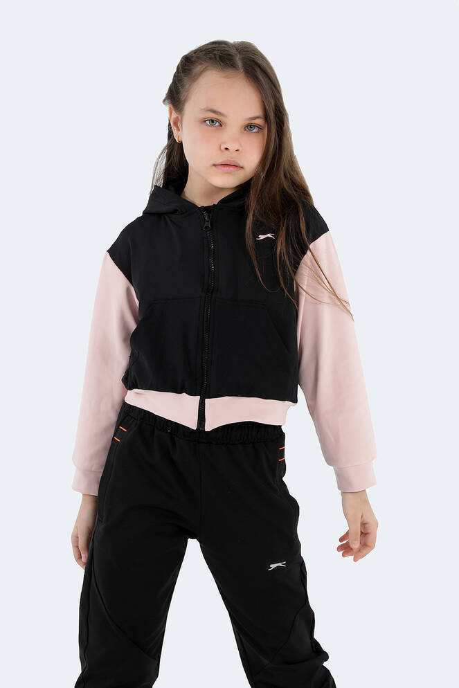 Slazenger PENI Girls Children Sweatshirt Black