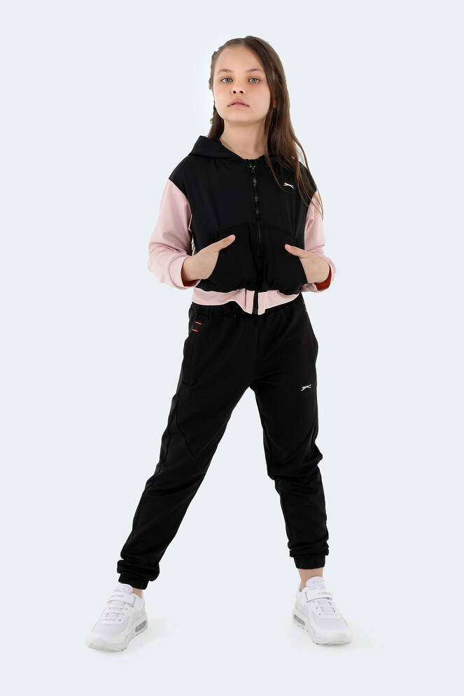 Slazenger PENI Girls Children Sweatshirt Black