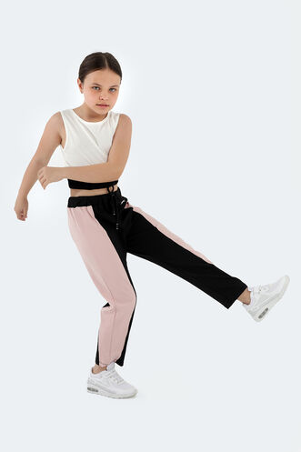 Slazenger PEPITO Girl Child Sweatpants Black - Thumbnail