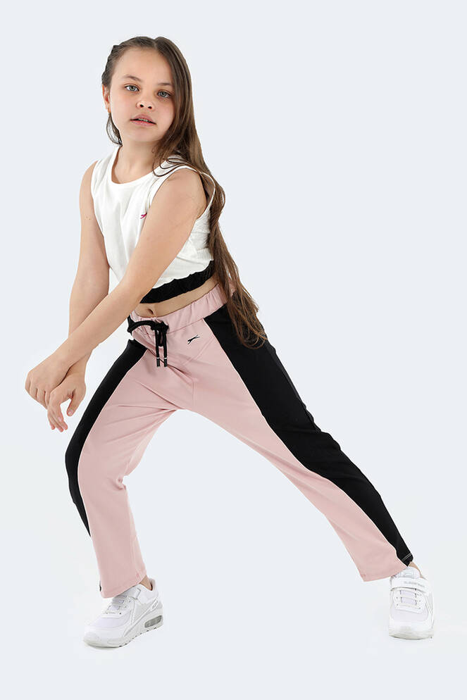 Slazenger PEPITO Girl Child Tracksuit Bottoms Pink