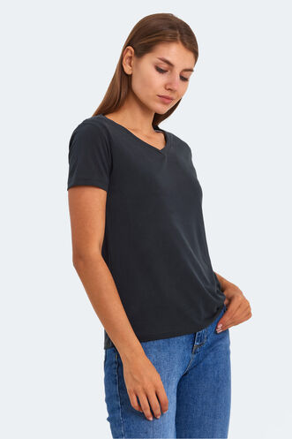 Slazenger PERICAS Women's T-Shirt Black - Thumbnail