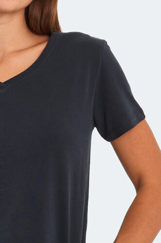 Slazenger PERICAS Women's T-Shirt Black - Thumbnail