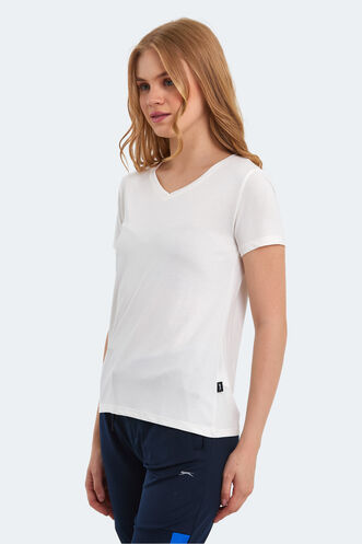 Slazenger PERICAS Women's T-Shirt Ecru - Thumbnail