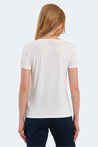 Slazenger PERICAS Women's T-Shirt Ecru - Thumbnail