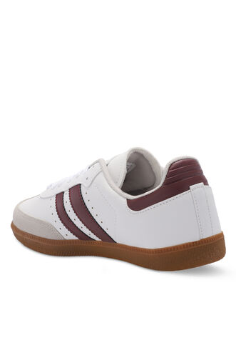 Slazenger PING Men's Sneaker Shoes White - Burgundy - Thumbnail