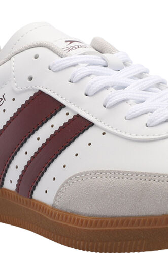 Slazenger PING Men's Sneaker Shoes White - Burgundy - Thumbnail