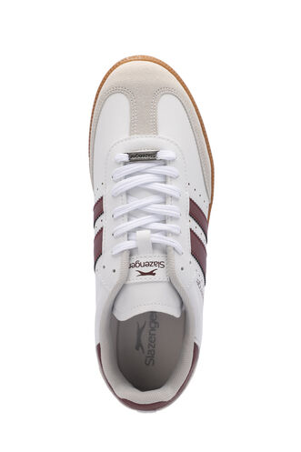 Slazenger PING Men's Sneaker Shoes White - Burgundy - Thumbnail