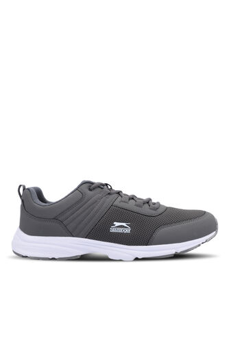 Slazenger - Slazenger PLANE Plus Size Men's Sneaker Shoes Dark Gray - White