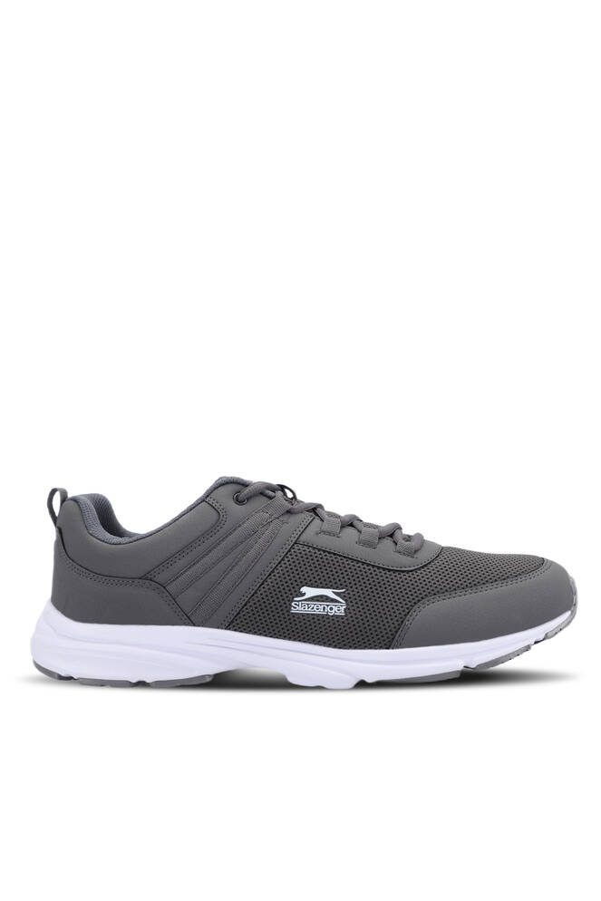 Slazenger PLANE Plus Size Men's Sneaker Shoes Dark Gray - White