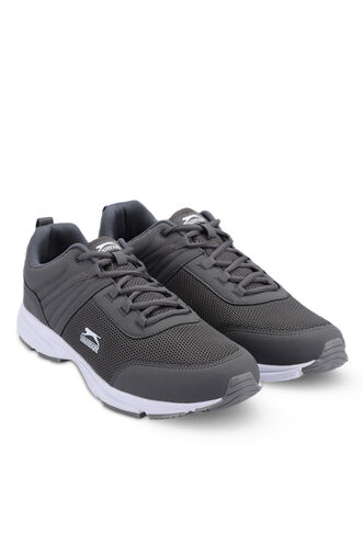 Slazenger PLANE Plus Size Men's Sneaker Shoes Dark Gray - White - Thumbnail