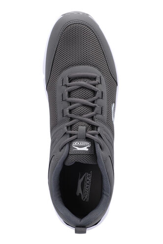 Slazenger PLANE Plus Size Men's Sneaker Shoes Dark Gray - White - Thumbnail