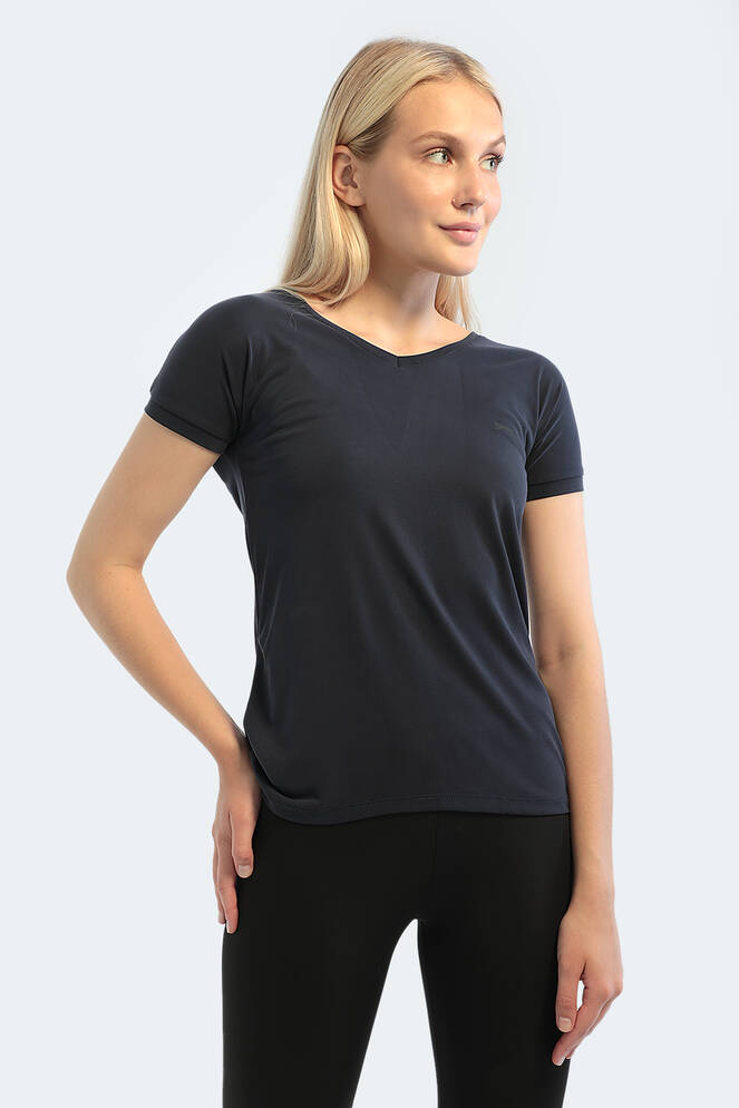 Slazenger PLAY Women's Short Sleeve T-Shirt Navy