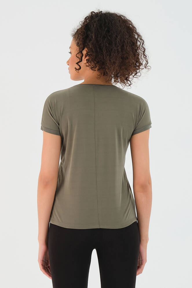 Slazenger PLAY Women's Short Sleeve T-Shirt Khaki