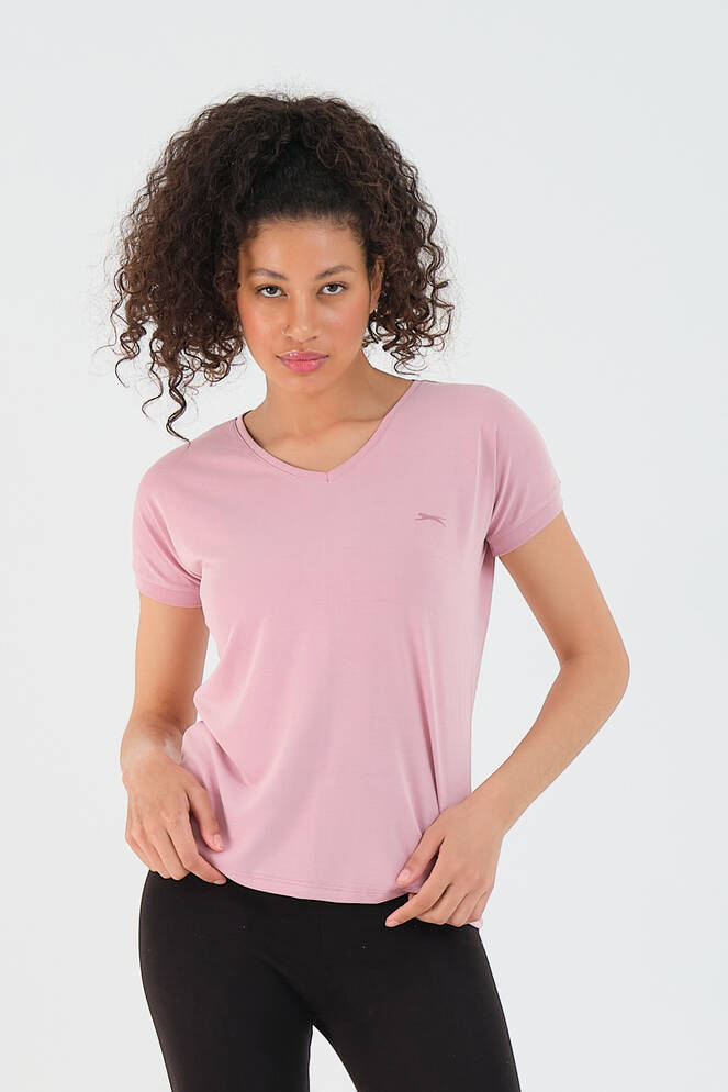 Slazenger PLAY Women's Short Sleeve T-Shirt Pink