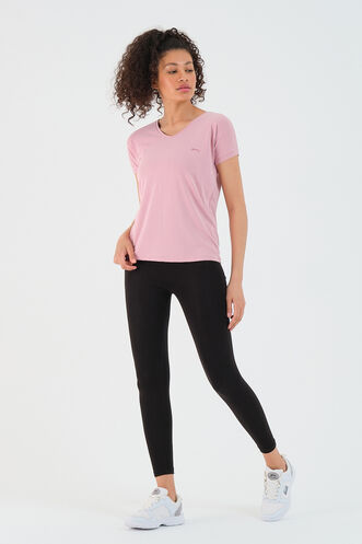 Slazenger PLAY Women's Short Sleeve T-Shirt Pink - Thumbnail