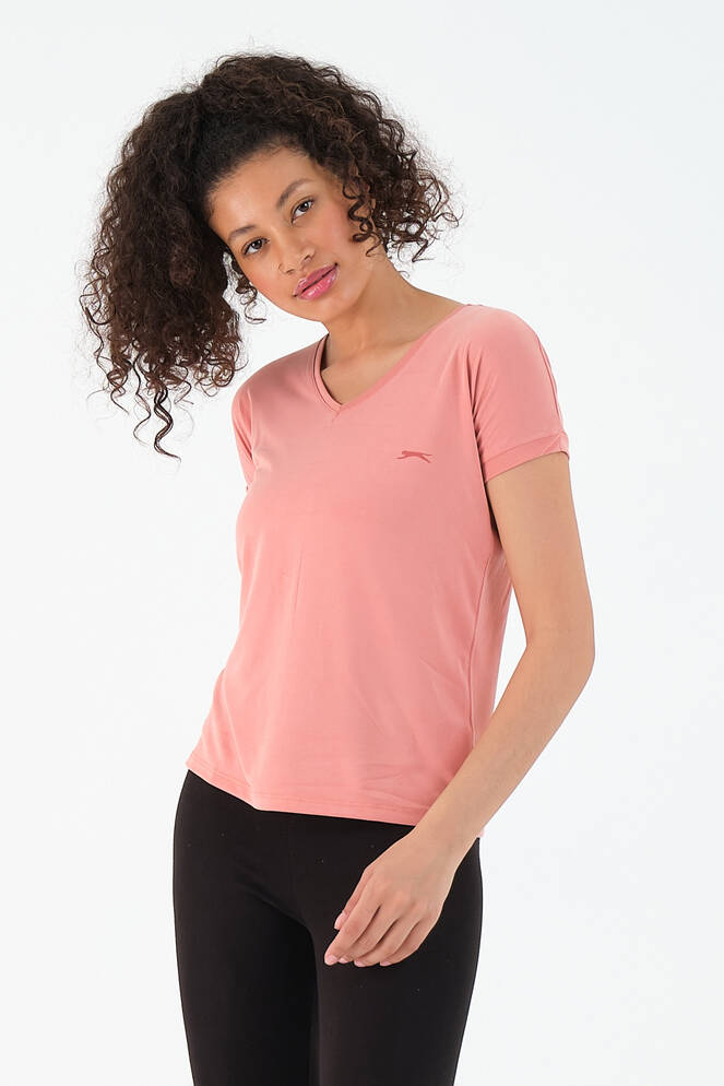 Slazenger PLAY Women's Short Sleeve T-Shirt Salmon