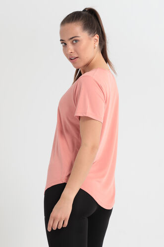 Slazenger PLUS Women's Short Sleeve T-Shirt Salmon - Thumbnail