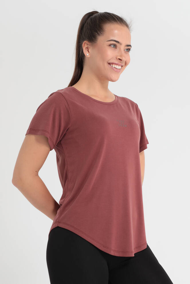 Slazenger PLUS Women's Short Sleeve T-Shirt Cinnamon