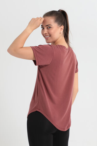 Slazenger PLUS Women's Short Sleeve T-Shirt Cinnamon - Thumbnail