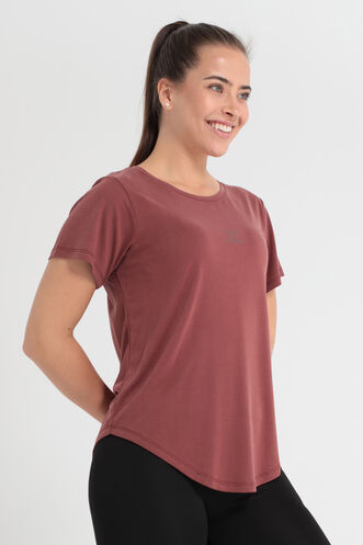 Slazenger PLUS Women's Short Sleeve T-Shirt Cinnamon - Thumbnail