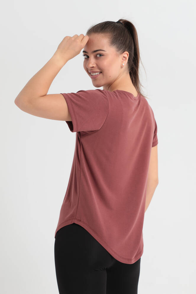 Slazenger PLUS Women's Short Sleeve T-Shirt Cinnamon