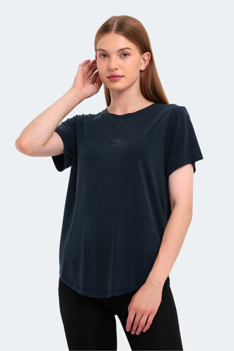 Slazenger PLUS Women's Short Sleeve T-Shirt Navy - Thumbnail