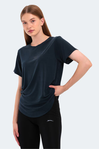 Slazenger PLUS Women's Short Sleeve T-Shirt Navy - Thumbnail