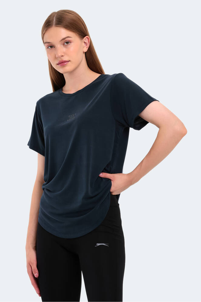 Slazenger PLUS Women's Short Sleeve T-Shirt Navy