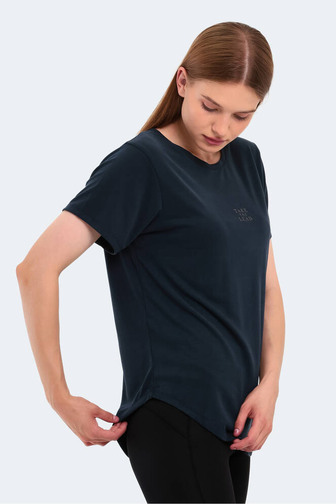 Slazenger PLUS Women's Short Sleeve T-Shirt Navy