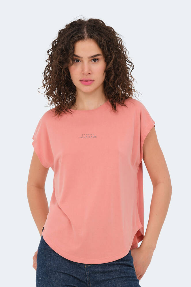 Slazenger POLINA Kadın Kısa Kollu T-Shirt Somon