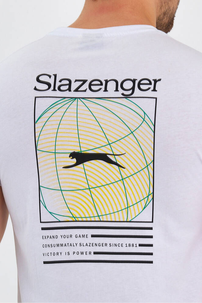 Slazenger POLL Erkek Kısa Kollu T-Shirt Beyaz