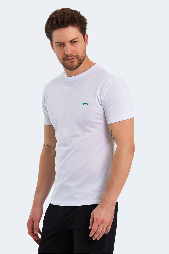 Slazenger POLL Erkek Kısa Kollu T-Shirt Beyaz