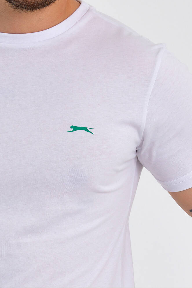 Slazenger POLL Erkek Kısa Kollu T-Shirt Beyaz