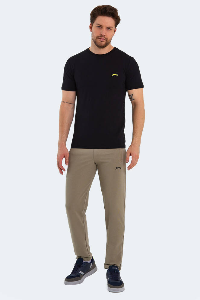 Slazenger POLL Erkek Kısa Kollu T-Shirt Siyah