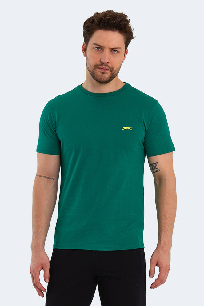 Slazenger POLL Erkek Kısa Kollu T-Shirt Yeşil