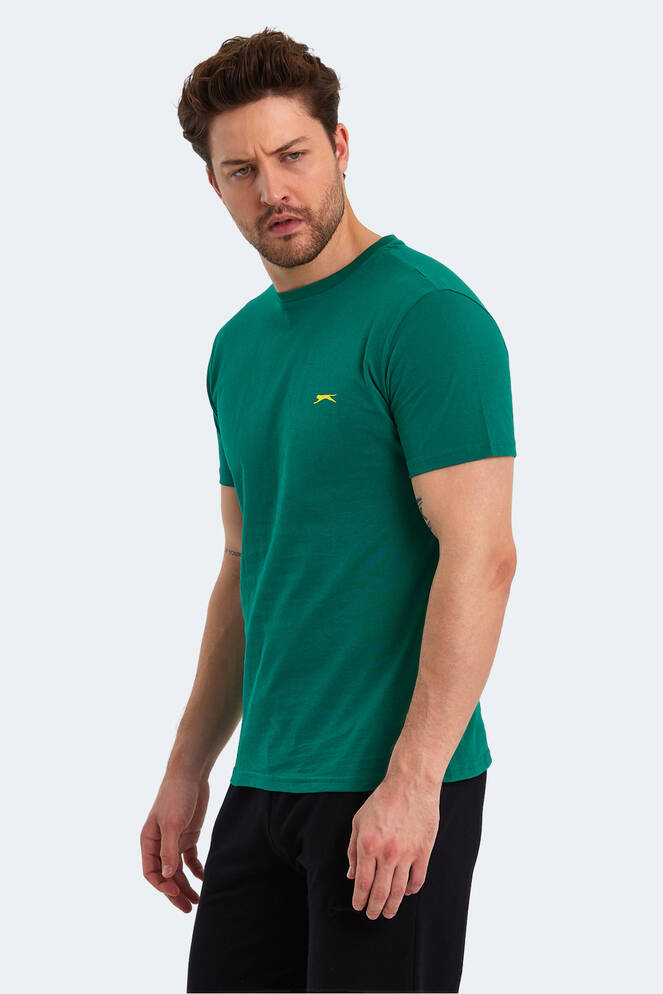 Slazenger POLL Erkek Kısa Kollu T-Shirt Yeşil