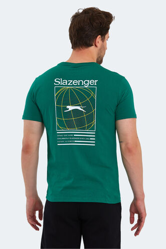 Slazenger POLL Erkek Kısa Kollu T-Shirt Yeşil - Thumbnail