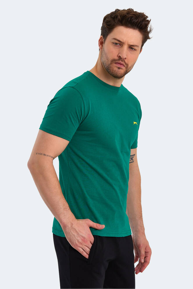 Slazenger POLL Erkek Kısa Kollu T-Shirt Yeşil