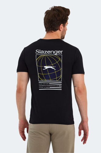 Slazenger POLL Men's Short Sleeve T-Shirt Black - Thumbnail