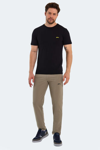 Slazenger POLL Men's Short Sleeve T-Shirt Black - Thumbnail