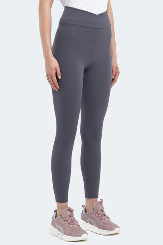 Slazenger PRADEEP Women's Fitness Tights Dark Grey - Thumbnail