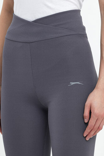 Slazenger PRADEEP Women's Fitness Tights Dark Grey - Thumbnail