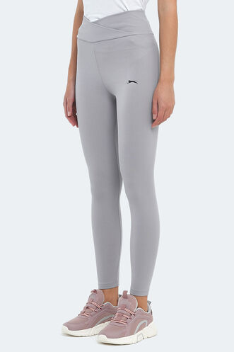 Slazenger PRADEEP Women's Fitness Tights Gray - Thumbnail