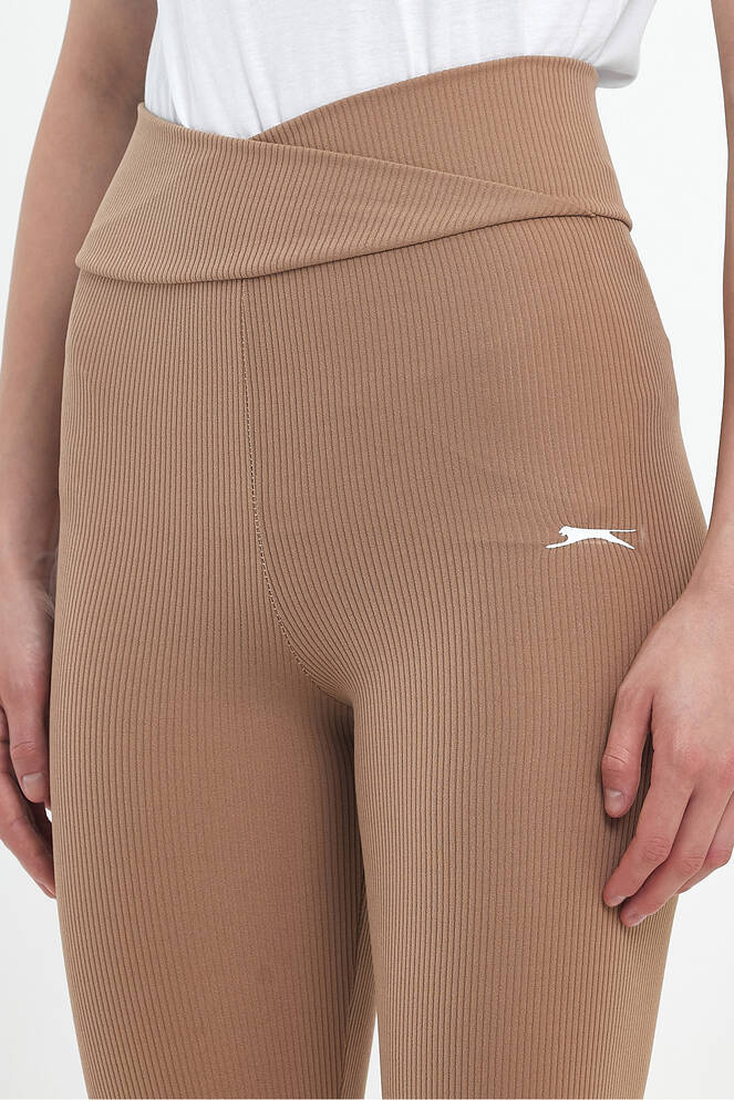 Slazenger PRADEEP Women's Fitness Tights Light Brown